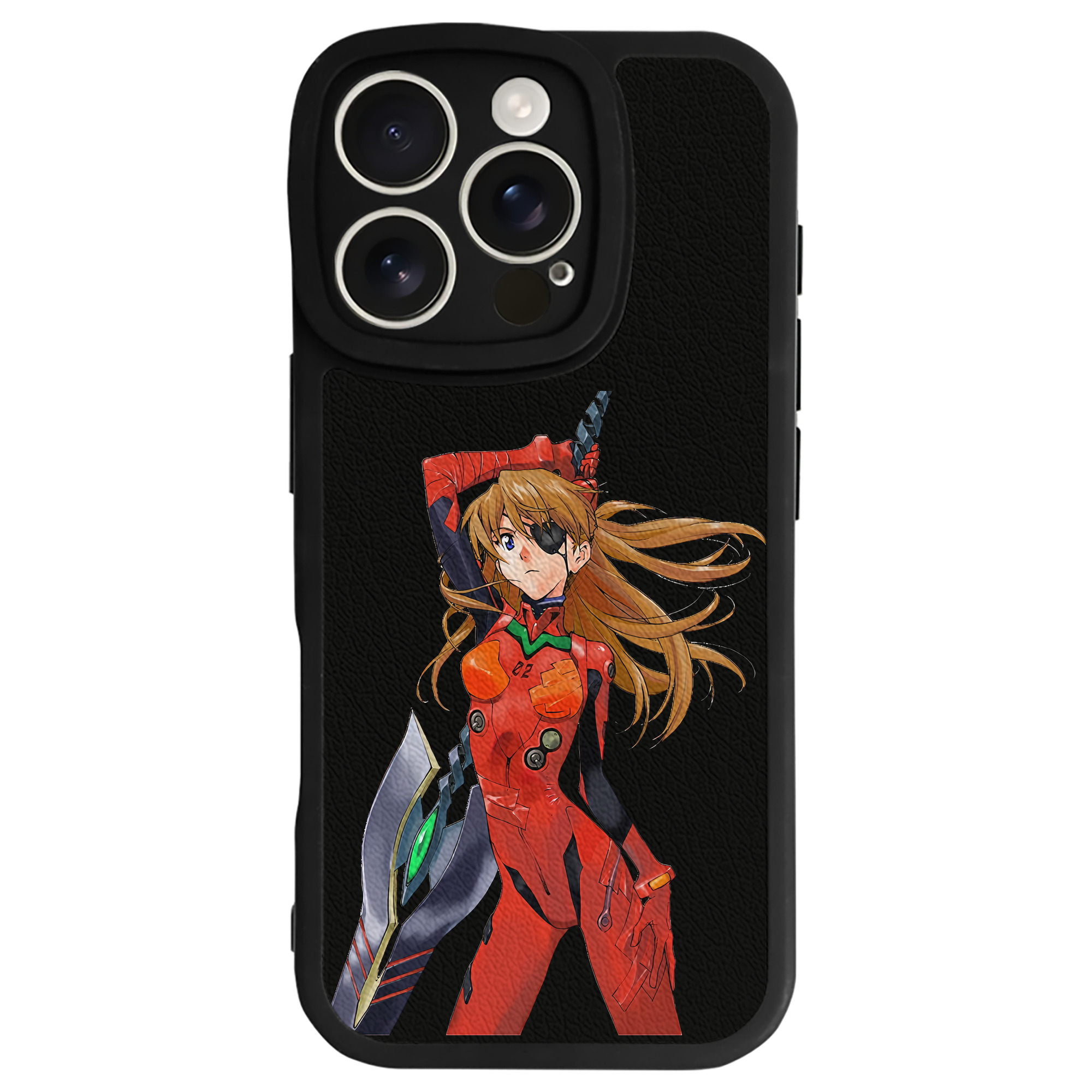（画像用） EVA 新世紀エヴァンゲリオン 【iPhone 16シリーズ対応】シリコンスマホケース（レザー調） 材質：シリコン